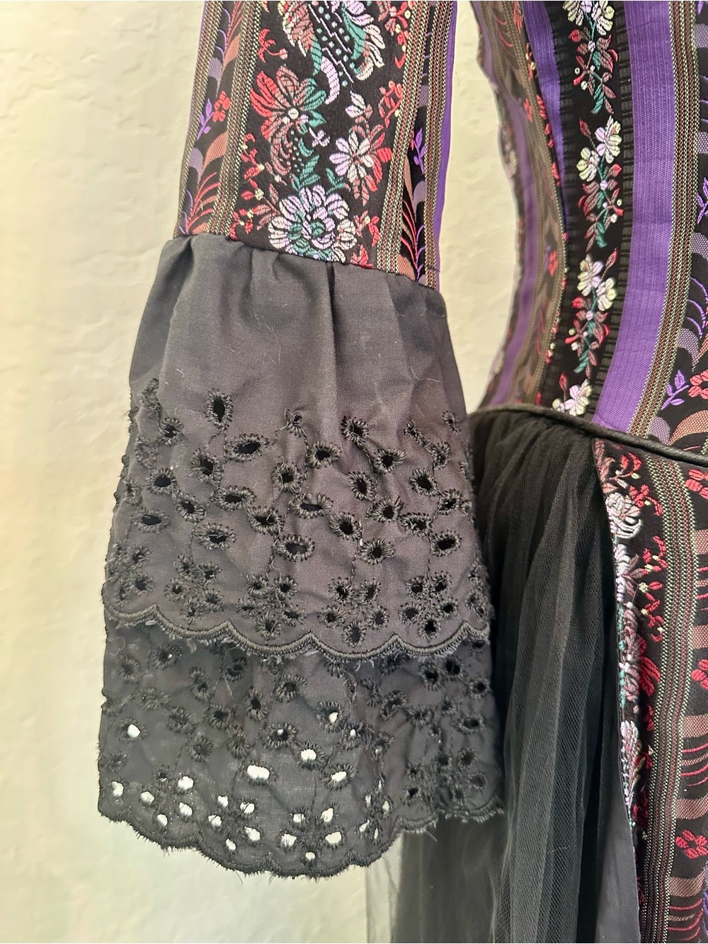 RARE vintage fetish lip service ball gown renaissance cosplay goth Antoinette - Picture 4 of 13
